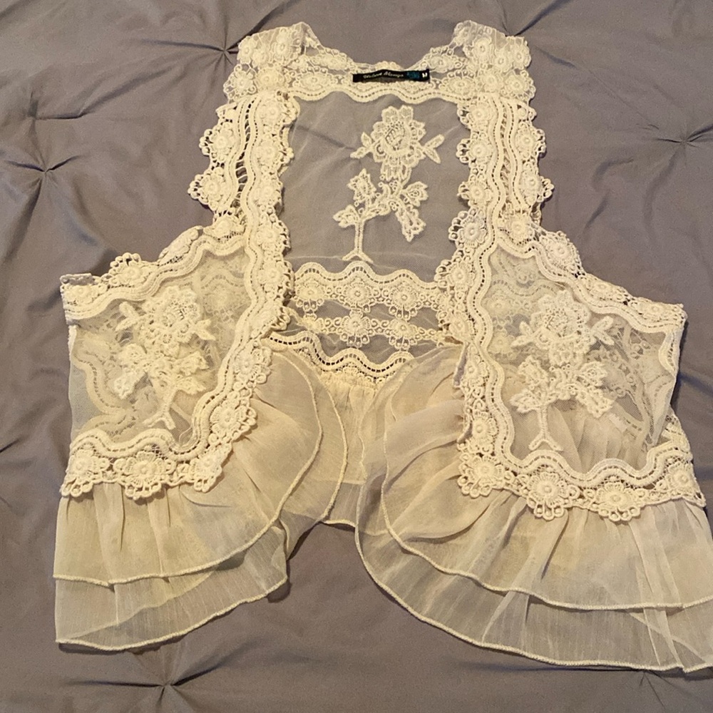 Urban Mango Lace Vest - M